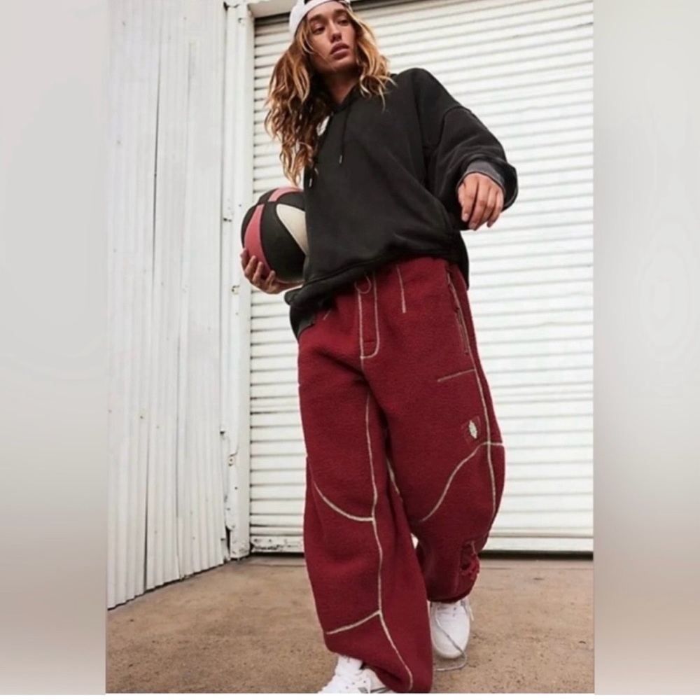 Free People Hit the Slopes fleece joggers
